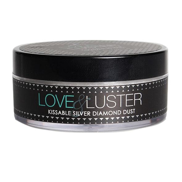 Love & Luster Lichaamspoeder zilver kissable diamond dust
