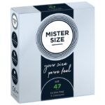 Mister Size 47 - smallere condooms ultradun