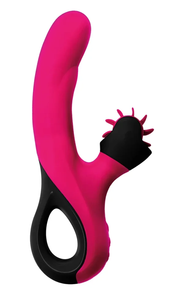 Vibrator with Clitorial Wheel Stimulator Pink koop je bij Speelgoed voor Volwassenen